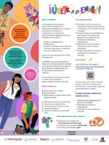 Convocan a jóvenes de Coatzacoalcos a participar en Estrategia Nacional para Prevenir Embarazo Adolescente