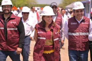 Gobernadora y titular de Conagua supervisan el Acueducto Coatzacoalcos