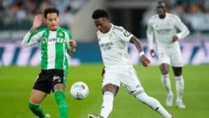 Real Madrid deja escapar el triunfo sobre Betis al final y se complica en LaLiga