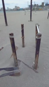 Retiran gimnasio de Playa Martí para proteger la seguridad de la población