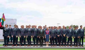 Presidenta Claudia Sheinbaum abandera a la Selección Nacional de México que participará en la Copa Mundial de la FIFA 2026